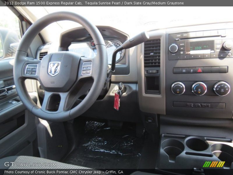 Tequila Sunrise Pearl / Dark Slate Gray/Medium Graystone 2012 Dodge Ram 1500 Express Regular Cab