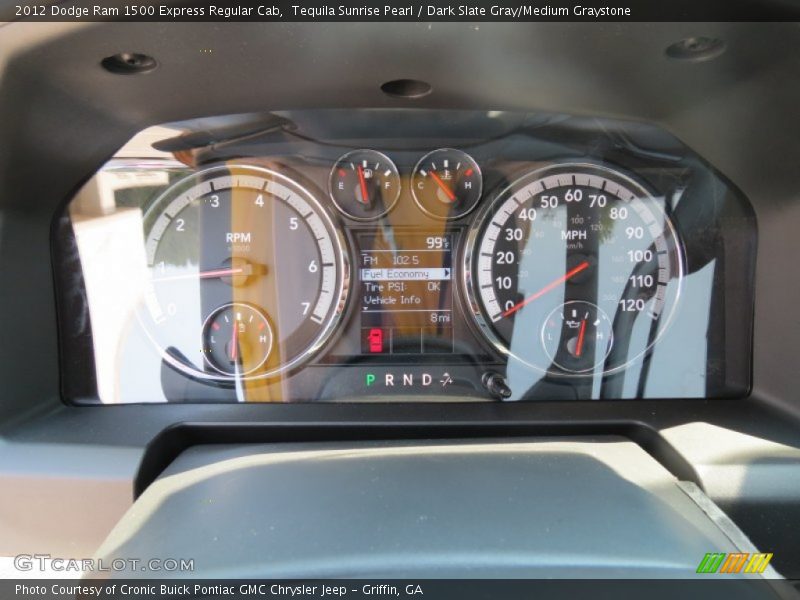Tequila Sunrise Pearl / Dark Slate Gray/Medium Graystone 2012 Dodge Ram 1500 Express Regular Cab