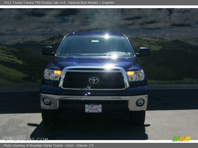 Nautical Blue Metallic / Graphite 2012 Toyota Tundra TRD Double Cab 4x4