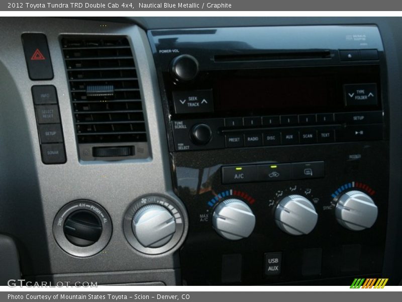 Nautical Blue Metallic / Graphite 2012 Toyota Tundra TRD Double Cab 4x4