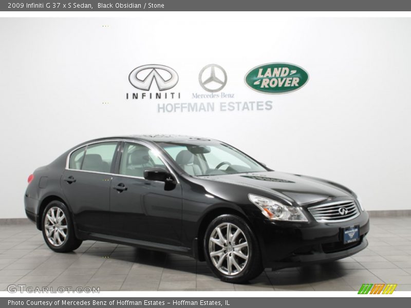 Black Obsidian / Stone 2009 Infiniti G 37 x S Sedan