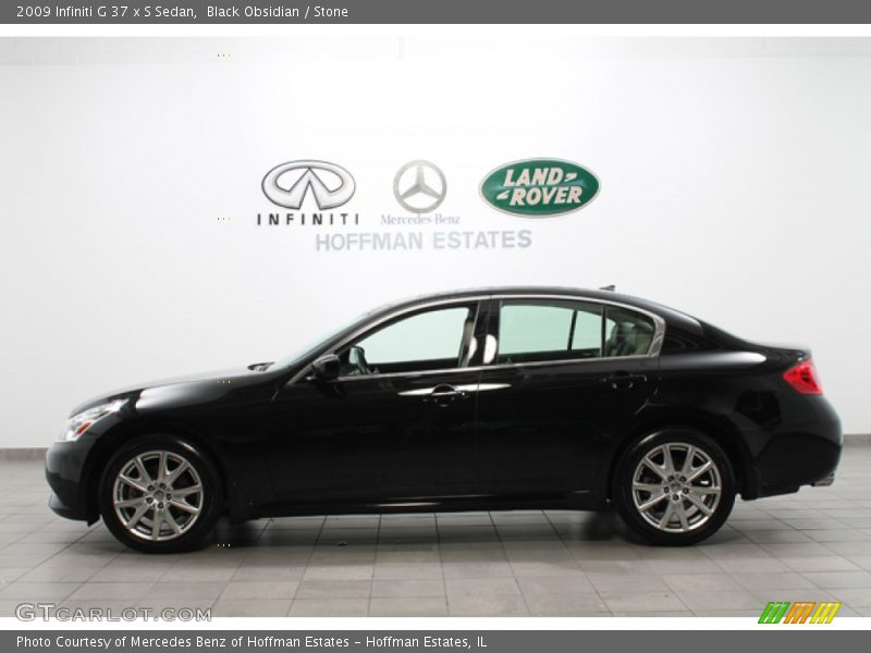 Black Obsidian / Stone 2009 Infiniti G 37 x S Sedan