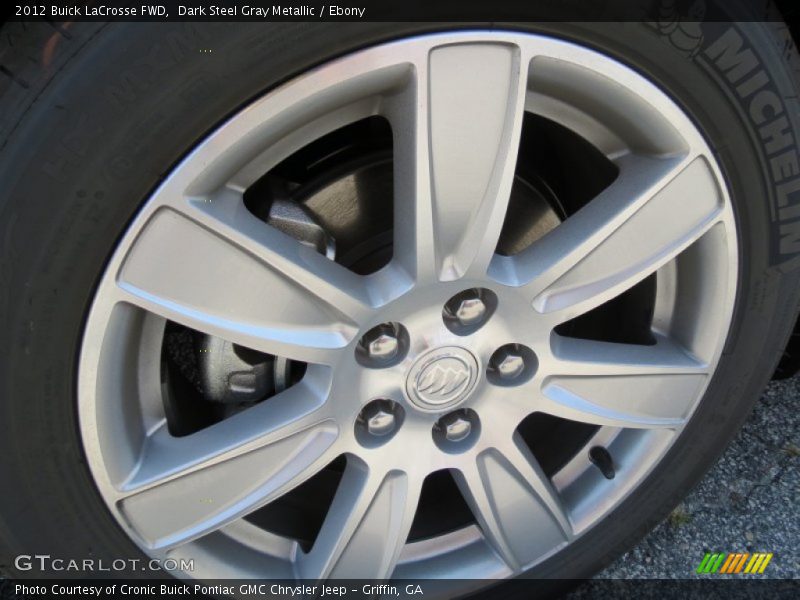 Dark Steel Gray Metallic / Ebony 2012 Buick LaCrosse FWD
