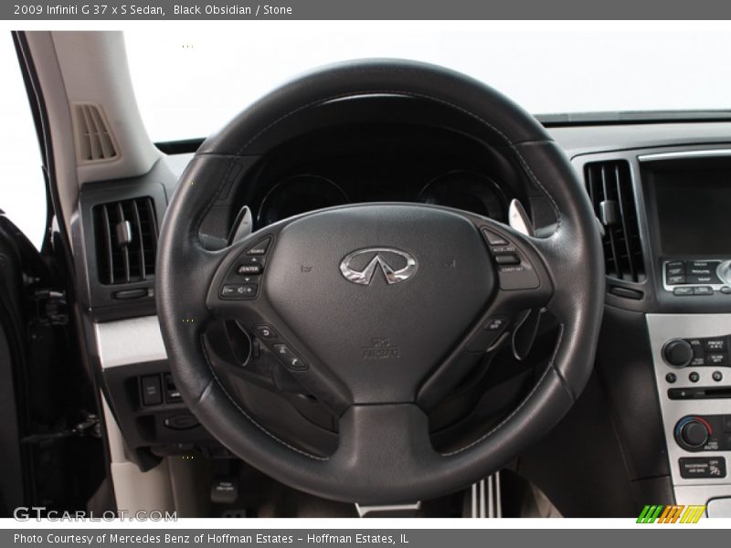 Black Obsidian / Stone 2009 Infiniti G 37 x S Sedan