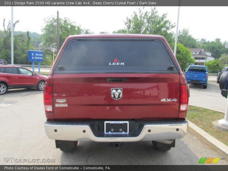 Deep Cherry Crystal Pearl / Dark Slate 2011 Dodge Ram 2500 HD Laramie Crew Cab 4x4