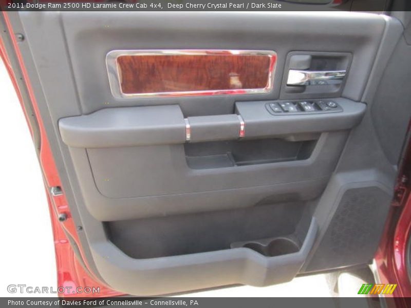 Deep Cherry Crystal Pearl / Dark Slate 2011 Dodge Ram 2500 HD Laramie Crew Cab 4x4