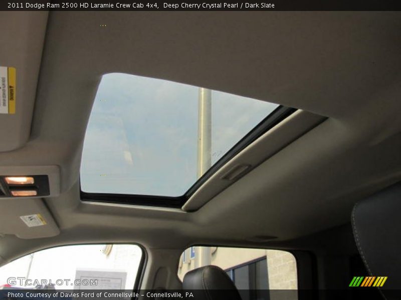 Deep Cherry Crystal Pearl / Dark Slate 2011 Dodge Ram 2500 HD Laramie Crew Cab 4x4