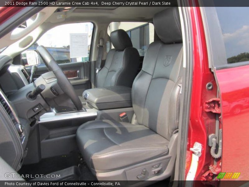 Deep Cherry Crystal Pearl / Dark Slate 2011 Dodge Ram 2500 HD Laramie Crew Cab 4x4
