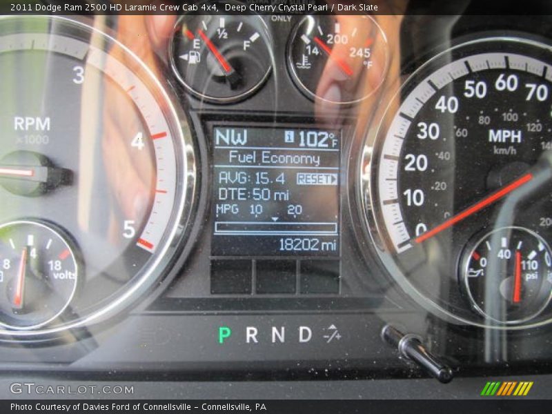 Deep Cherry Crystal Pearl / Dark Slate 2011 Dodge Ram 2500 HD Laramie Crew Cab 4x4