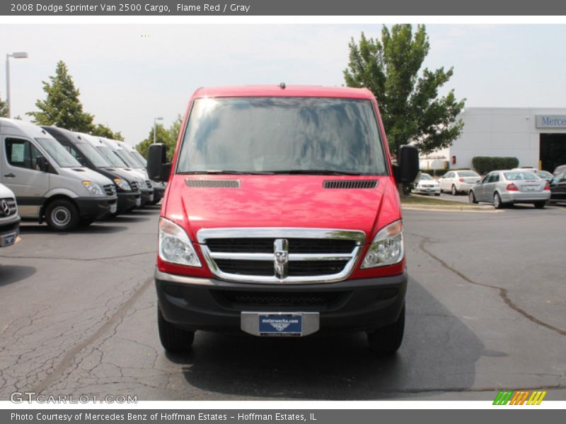 Flame Red / Gray 2008 Dodge Sprinter Van 2500 Cargo