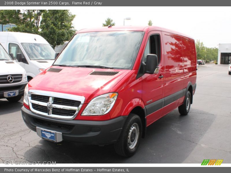 Flame Red / Gray 2008 Dodge Sprinter Van 2500 Cargo