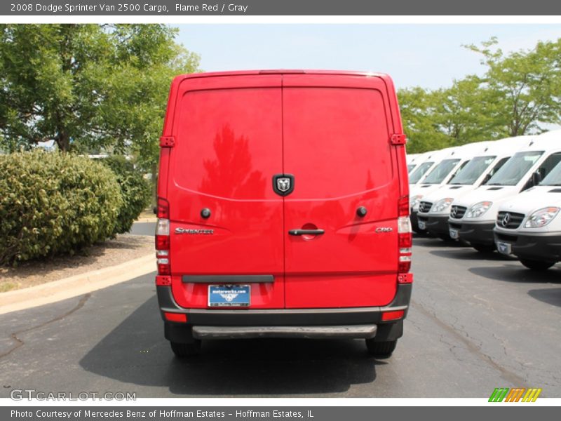 Flame Red / Gray 2008 Dodge Sprinter Van 2500 Cargo