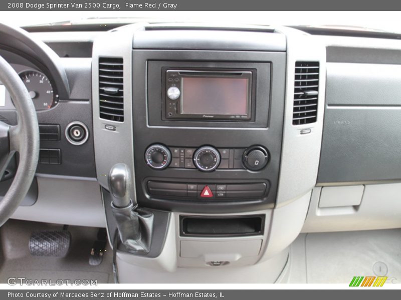 Controls of 2008 Sprinter Van 2500 Cargo