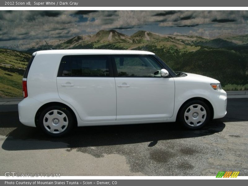 Super White / Dark Gray 2012 Scion xB