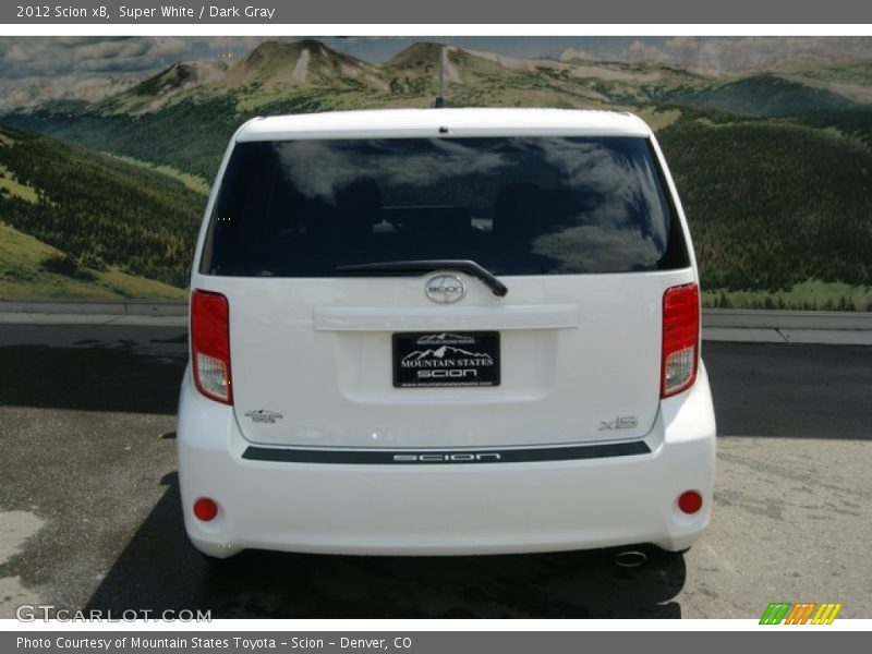 Super White / Dark Gray 2012 Scion xB