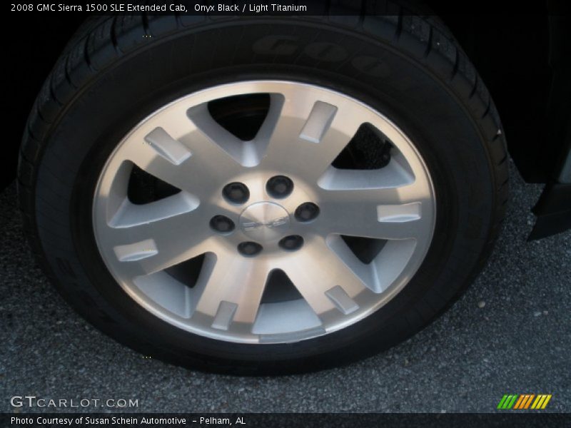 Onyx Black / Light Titanium 2008 GMC Sierra 1500 SLE Extended Cab
