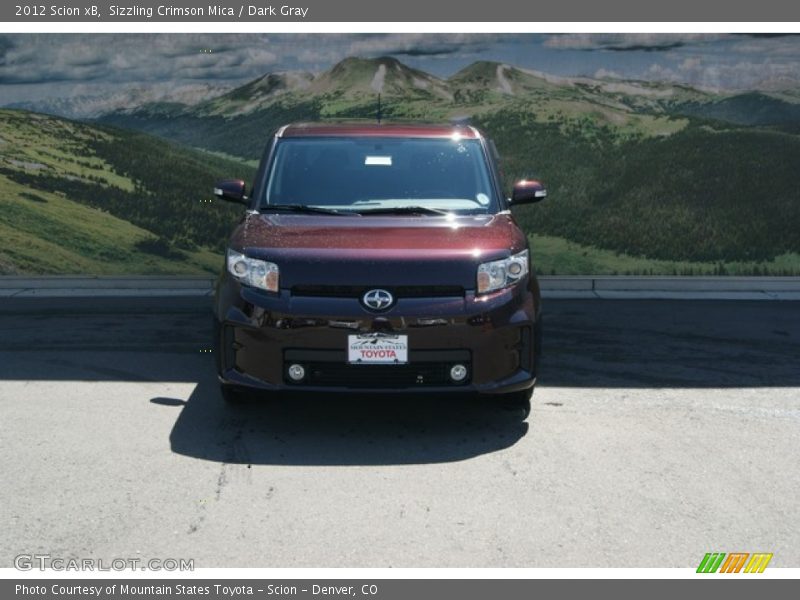 Sizzling Crimson Mica / Dark Gray 2012 Scion xB