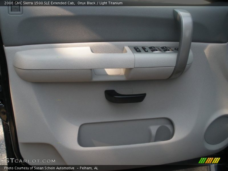 Onyx Black / Light Titanium 2008 GMC Sierra 1500 SLE Extended Cab