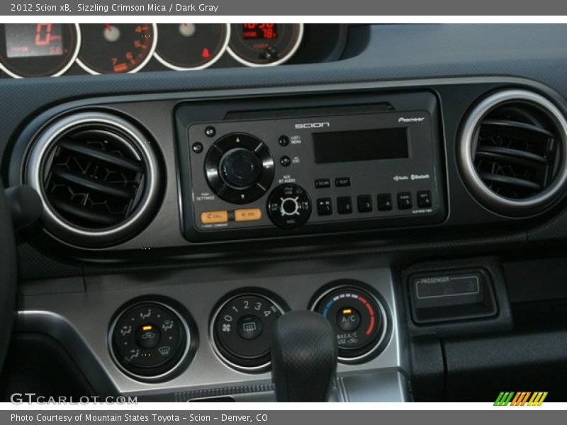 Sizzling Crimson Mica / Dark Gray 2012 Scion xB