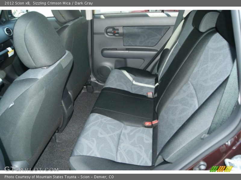 Sizzling Crimson Mica / Dark Gray 2012 Scion xB