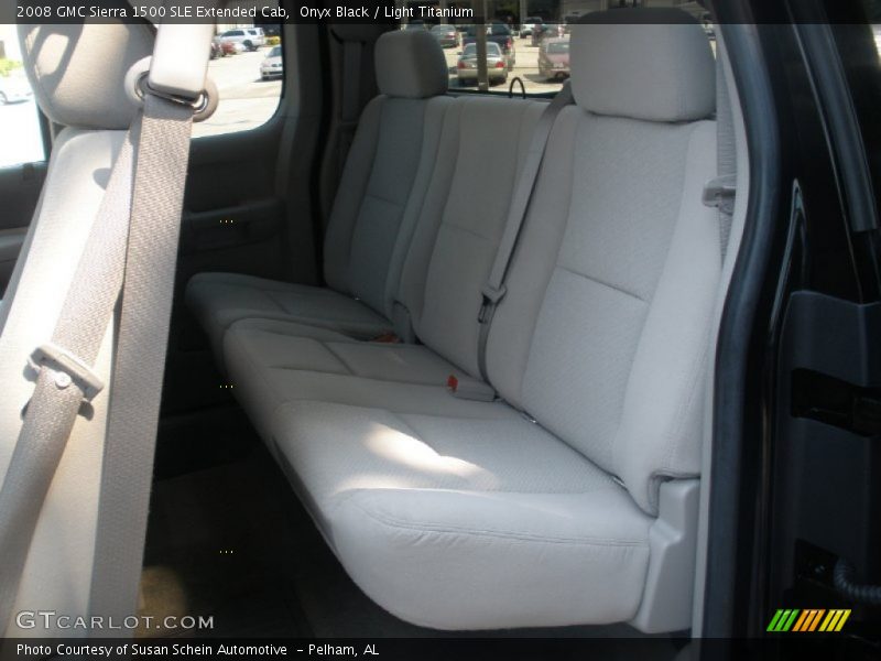 Onyx Black / Light Titanium 2008 GMC Sierra 1500 SLE Extended Cab