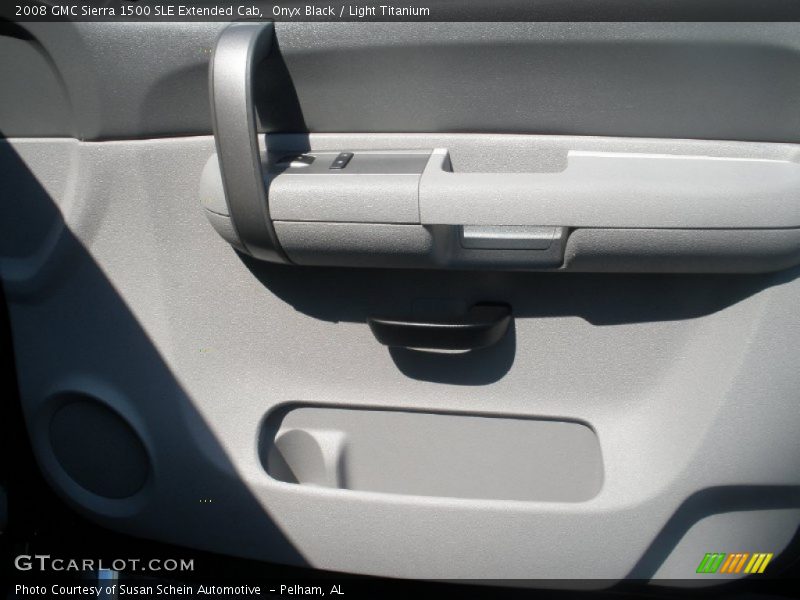 Onyx Black / Light Titanium 2008 GMC Sierra 1500 SLE Extended Cab