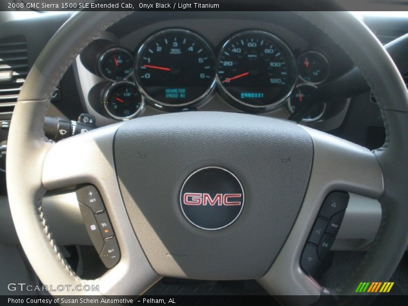 Onyx Black / Light Titanium 2008 GMC Sierra 1500 SLE Extended Cab