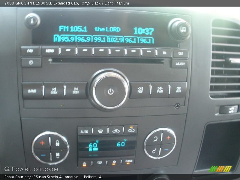 Onyx Black / Light Titanium 2008 GMC Sierra 1500 SLE Extended Cab