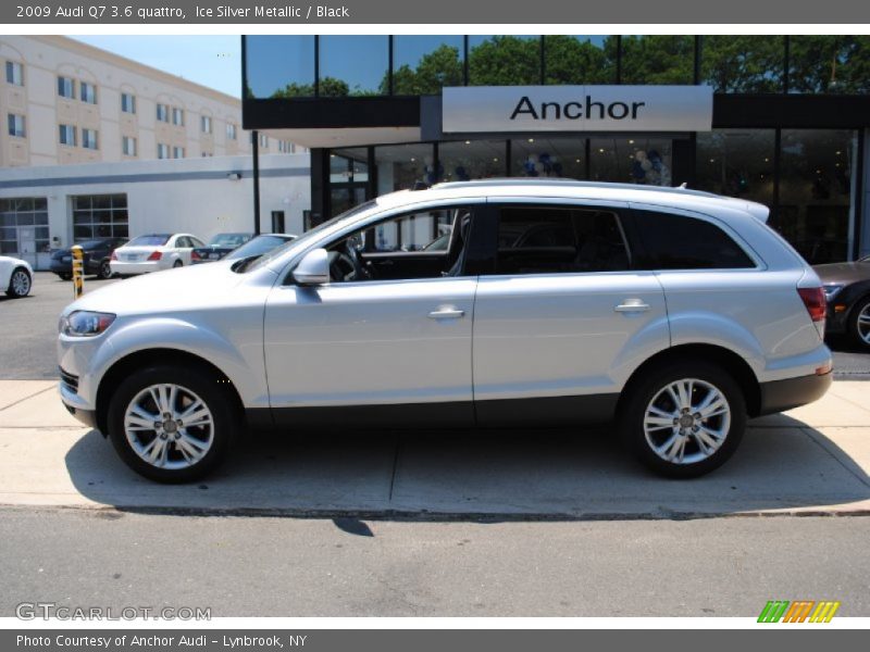 Ice Silver Metallic / Black 2009 Audi Q7 3.6 quattro