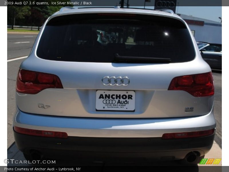 Ice Silver Metallic / Black 2009 Audi Q7 3.6 quattro
