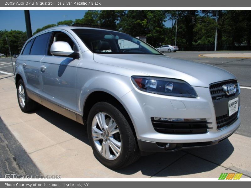 Ice Silver Metallic / Black 2009 Audi Q7 3.6 quattro