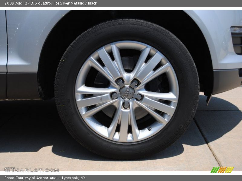 Ice Silver Metallic / Black 2009 Audi Q7 3.6 quattro