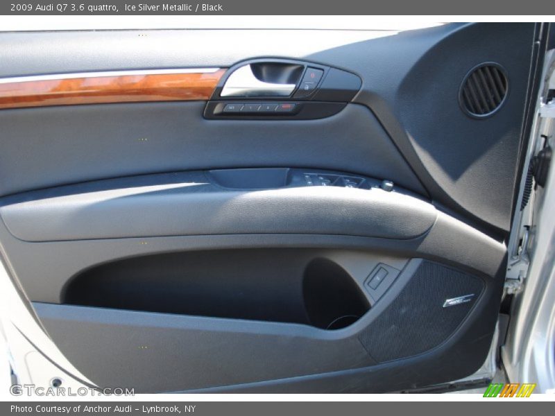 Ice Silver Metallic / Black 2009 Audi Q7 3.6 quattro