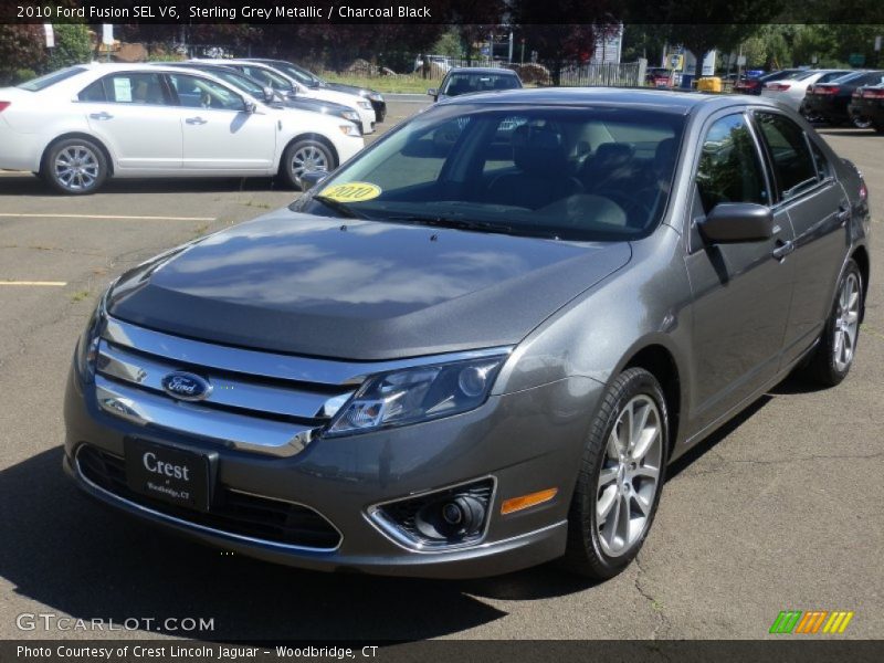 Sterling Grey Metallic / Charcoal Black 2010 Ford Fusion SEL V6