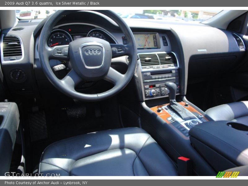 Ice Silver Metallic / Black 2009 Audi Q7 3.6 quattro