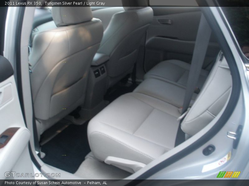 Tungsten Silver Pearl / Light Gray 2011 Lexus RX 350