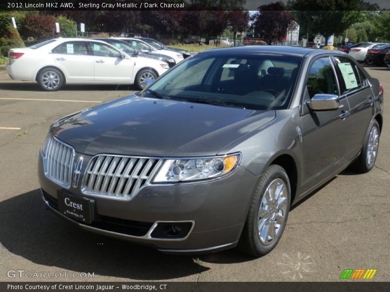 Sterling Gray Metallic / Dark Charcoal 2012 Lincoln MKZ AWD