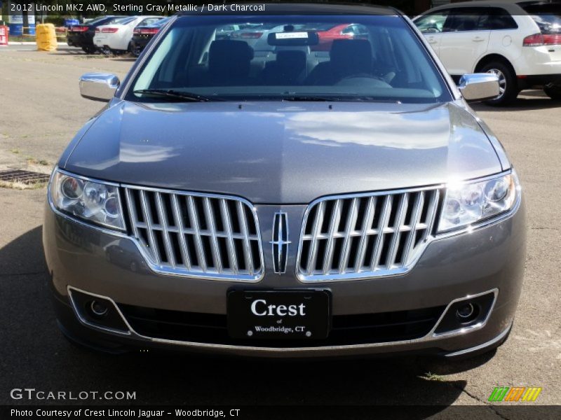 Sterling Gray Metallic / Dark Charcoal 2012 Lincoln MKZ AWD