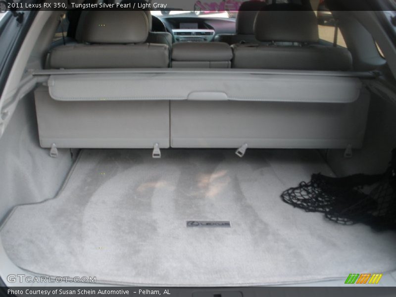 Tungsten Silver Pearl / Light Gray 2011 Lexus RX 350