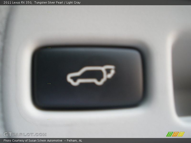 Tungsten Silver Pearl / Light Gray 2011 Lexus RX 350