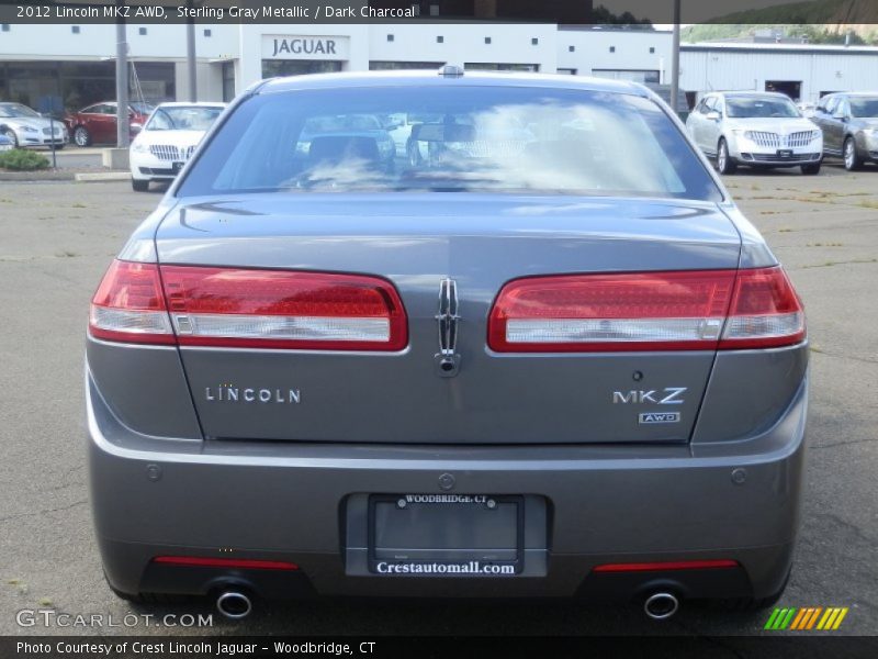 Sterling Gray Metallic / Dark Charcoal 2012 Lincoln MKZ AWD