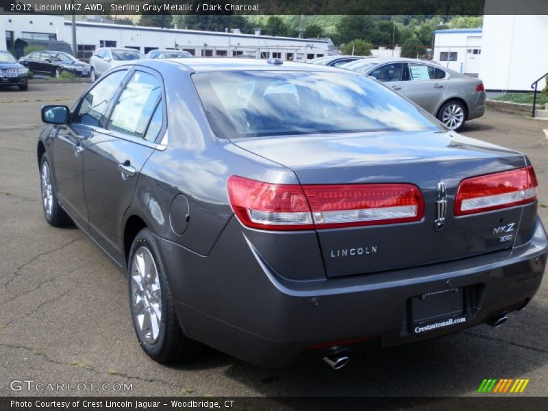 Sterling Gray Metallic / Dark Charcoal 2012 Lincoln MKZ AWD