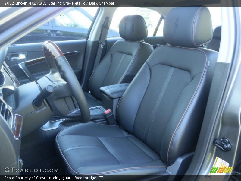 Sterling Gray Metallic / Dark Charcoal 2012 Lincoln MKZ AWD