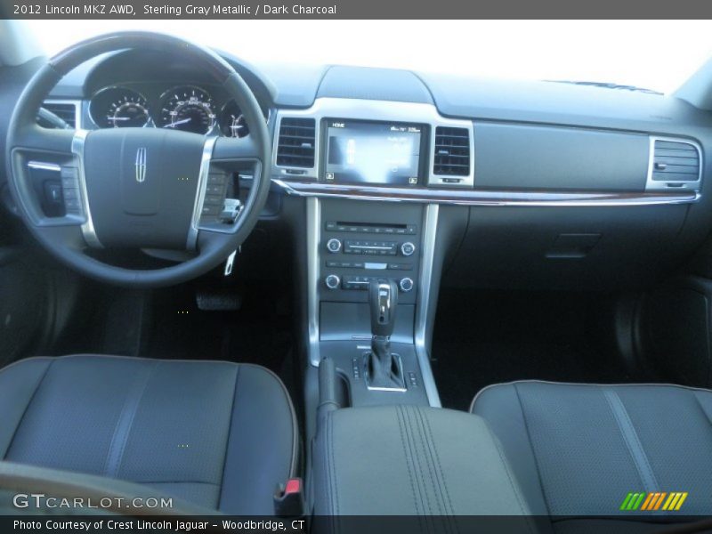 Sterling Gray Metallic / Dark Charcoal 2012 Lincoln MKZ AWD