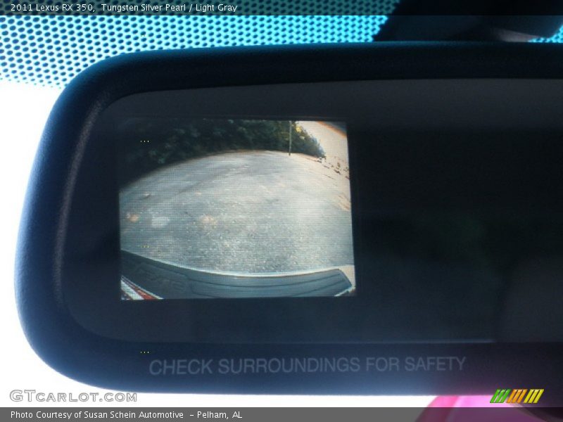 Tungsten Silver Pearl / Light Gray 2011 Lexus RX 350
