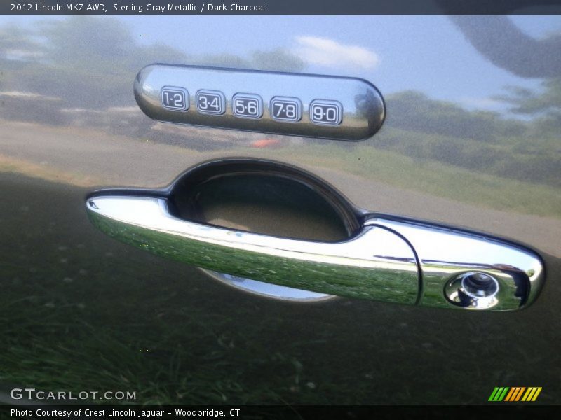 Sterling Gray Metallic / Dark Charcoal 2012 Lincoln MKZ AWD