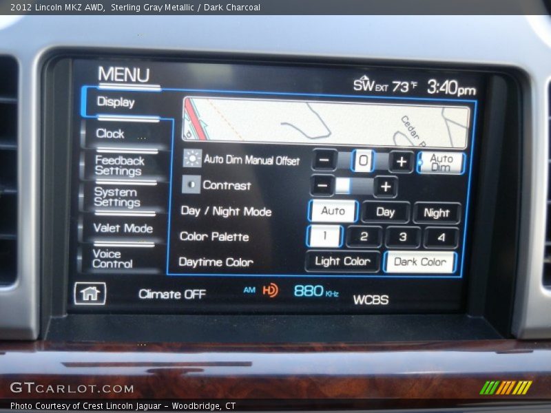 Sterling Gray Metallic / Dark Charcoal 2012 Lincoln MKZ AWD