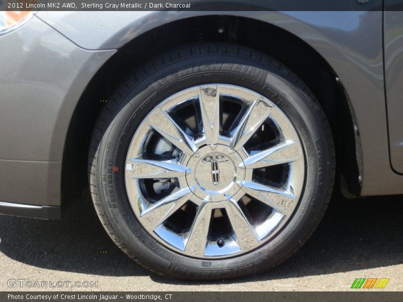 Sterling Gray Metallic / Dark Charcoal 2012 Lincoln MKZ AWD