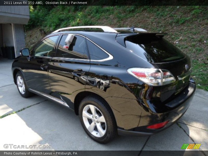 Obsidian Black / Parchment 2011 Lexus RX 350 AWD