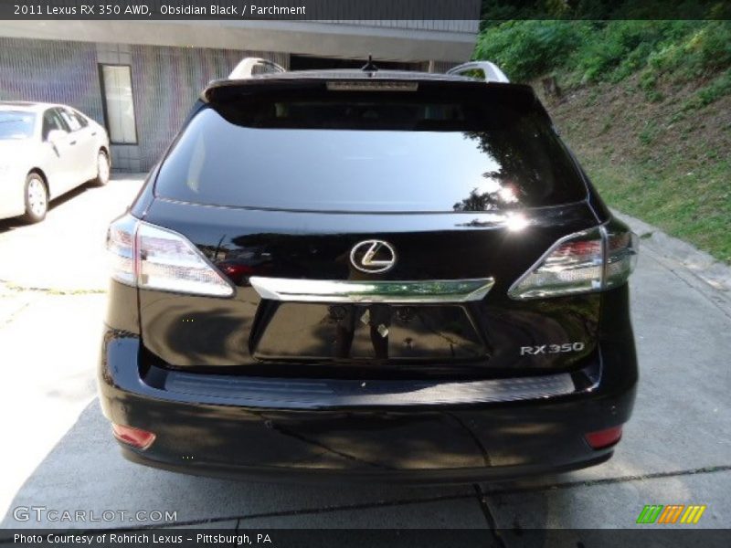 Obsidian Black / Parchment 2011 Lexus RX 350 AWD